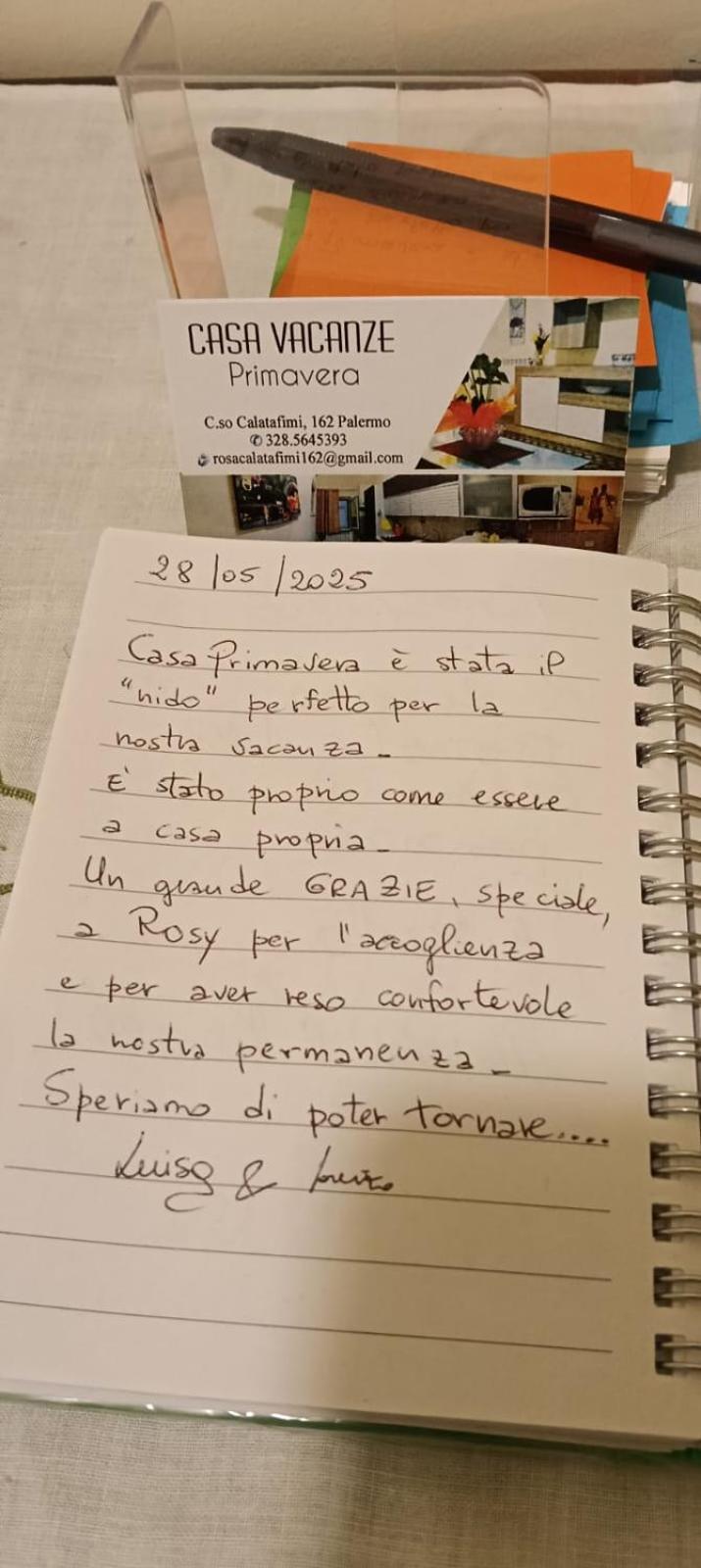 Apartamento Casa Primavera Palermo